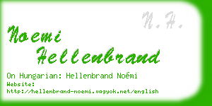 noemi hellenbrand business card